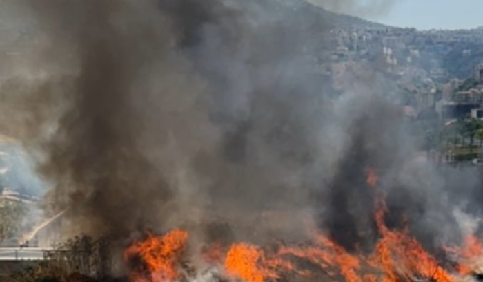 اندلاع حريق كبير في وسط البترون