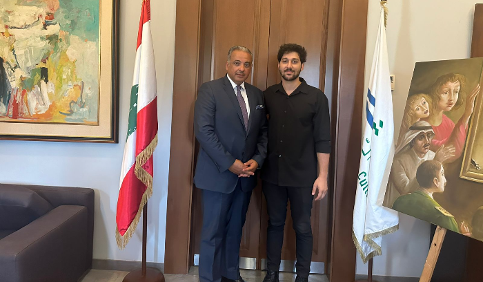 وزير الثقافة استقبل الفنان التشكيلي مارك كيروز