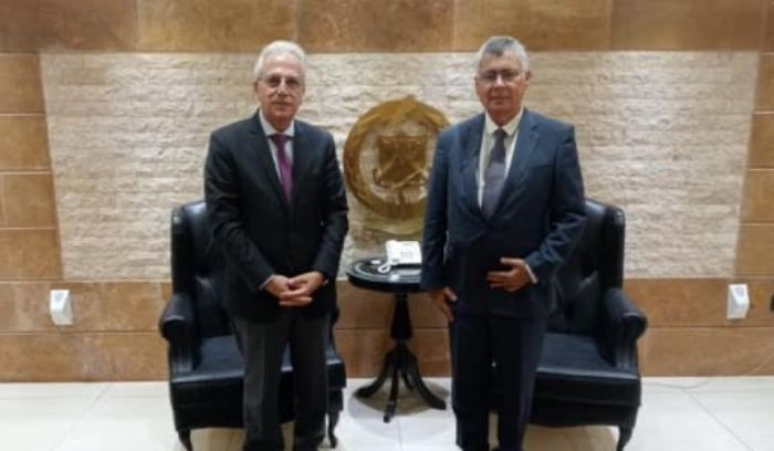 خطّار بحث مع السفير البرازيلي في سبل التعاون