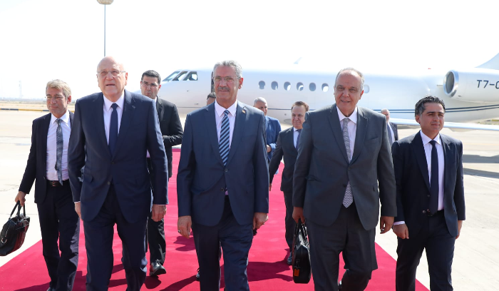 ميقاتي وصل الى العراق مع وفد وزاري