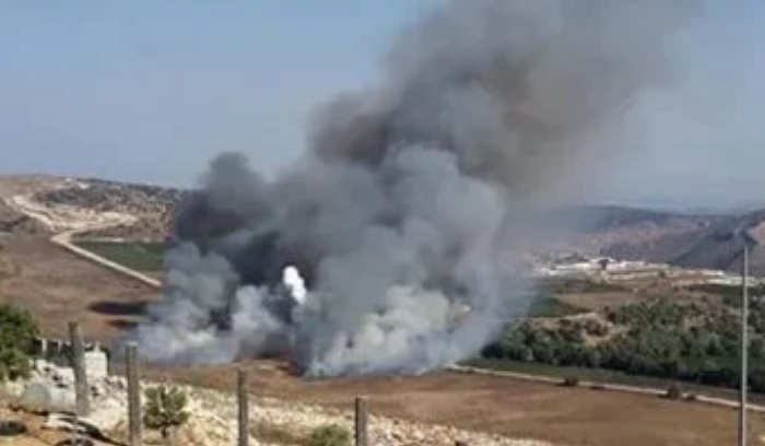 قصف مدفعي وفوسفوري على بلدة حولا