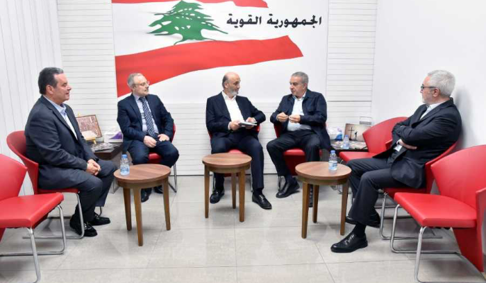 جعجع يلتقي فرعون ويبحثان سبل الخروج من الأزمات وتحقيق الحياد