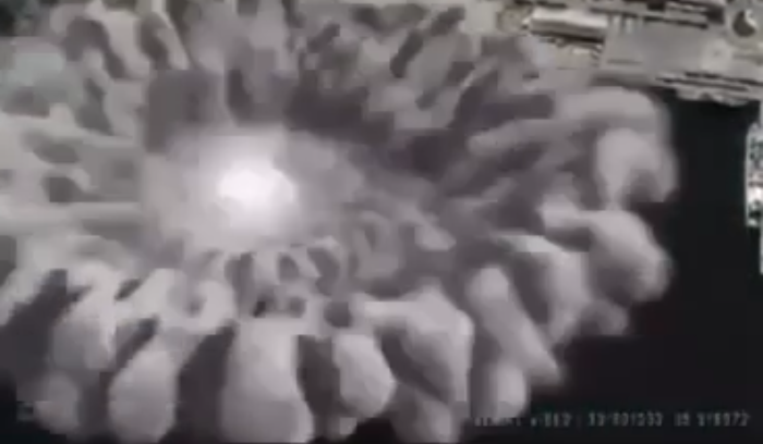 بالفيديو | إسرائيل تنشر صور رصد إنفجار مرفأ بيروت