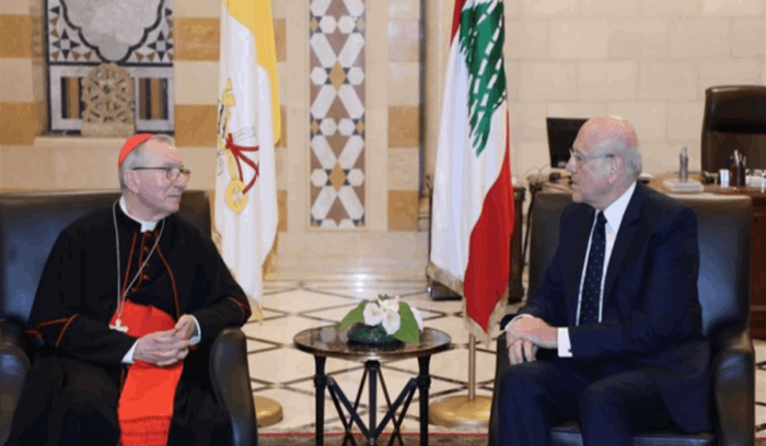 ميقاتي التقى بارولين: لعدم تحويل لبنان ساحة للنزاعات