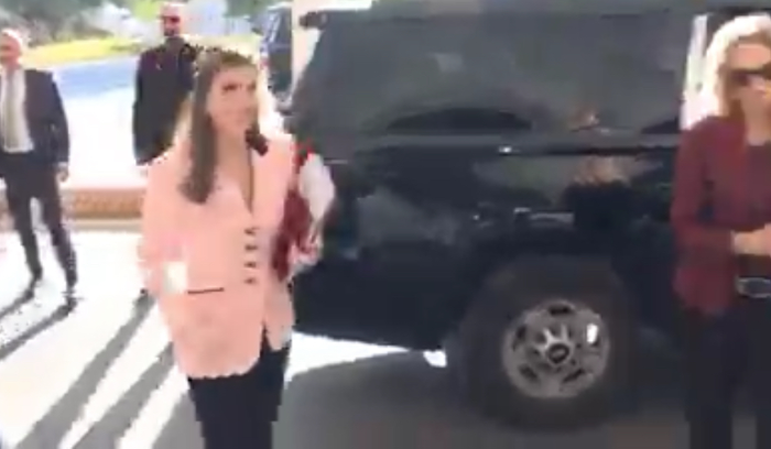 أورتاغوس غادرت القصر الجمهوري بعد لقاء مطول مع رئيس الجمهورية