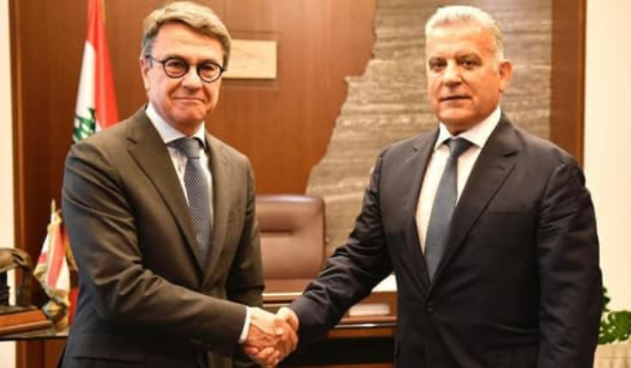 ابراهيم بحث والسفير البلجيكي في المستجدّات