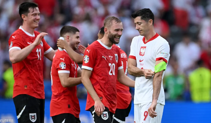 بطولة أوروبا.. فوز النمسا على بولندا