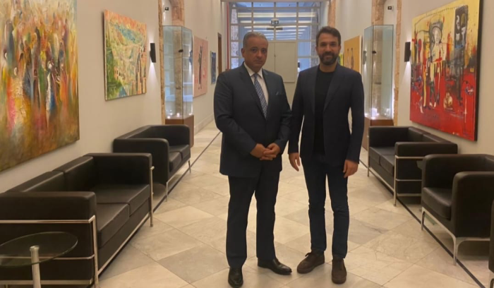 المايسترو لبنان بعلبكي زار وزير الثقافة وبحث معه في شؤون مرتبطة بالواقع القائم في الكونسرفتوار