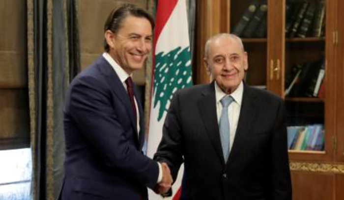 هوكستين يؤكد من بيروت رغبة واشنطن في تجنب «حرب أكبر» على حدود لبنان وإسرائيل<br />
ميقاتي يطالب بوقف العدوان الإسرائيلي المستمر على لبنان