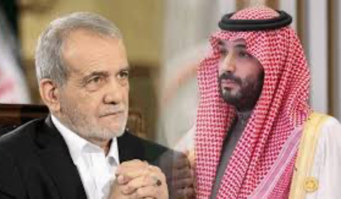 مباحثات سعودية - ايرانية بين بن سلمان وبزشکيان