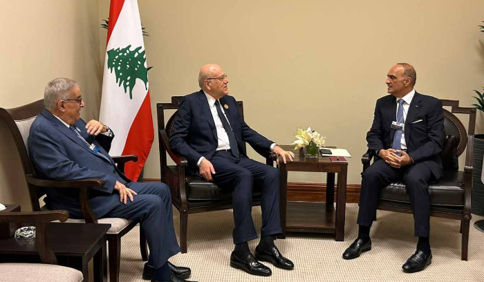 ميقاتي اجتمع مع رئيس وزراء الاردن
