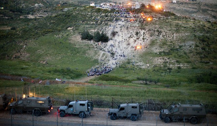 مسيّرة من جنوب لبنان “تُشعل” شمال الجولان