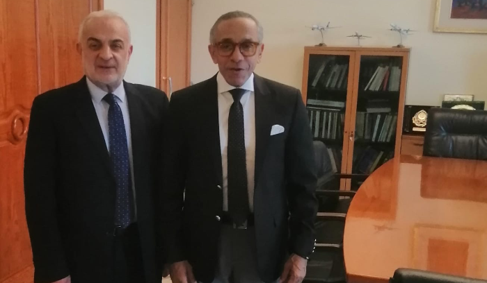 أسعد الحريري زار سفير مصر وبحث معه في التبادل التجاري