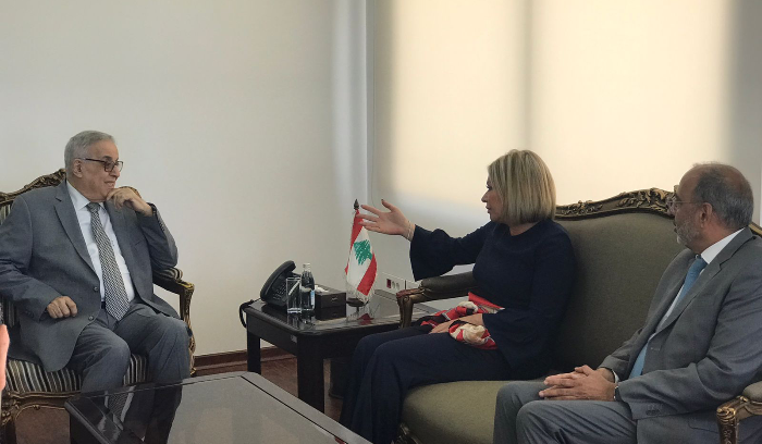 المنسقة الخاصة للأمم المتحدة في لبنان زارت بوحبيب: لتنفيذ القرار 1701 لضمان الأمن المستدام