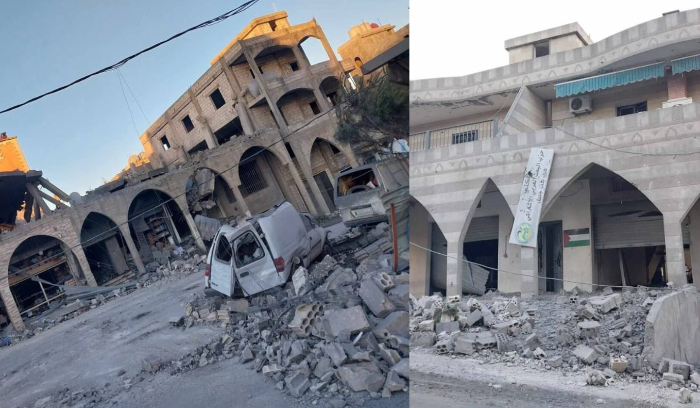 إصابة في قصف اسرائيلي على سوق بنت جبيل
