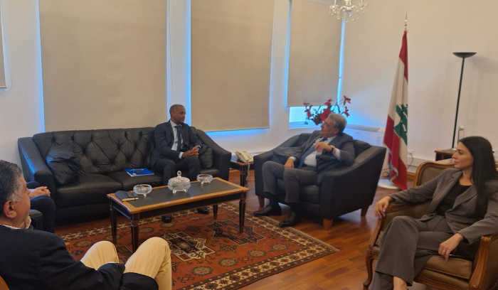 الخوري استقبل نائب الممثل المقيم الUNDP بالإنابة في زيارة وداعية شاكرا له التعاون المثمر