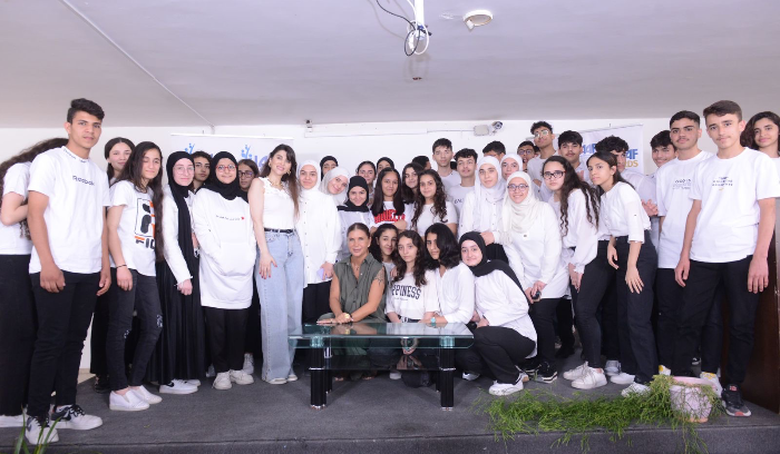 إيناس الجرمقاني وألين لحود تختتم مسابقة IAAF AWARDS في ثانوية شحيم الرسمية