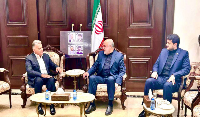 اللواء إبراهيم زار السفير الإيراني معزيًا برئيسي وعبد اللهيان