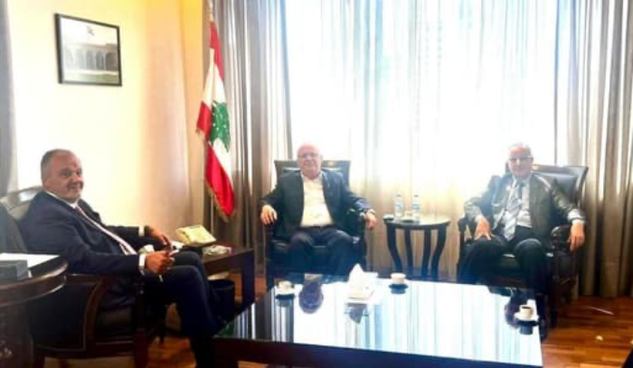 بوشكيان استقبل ضاهر وجدعون
