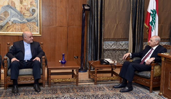 السفير الايراني في عين التينة