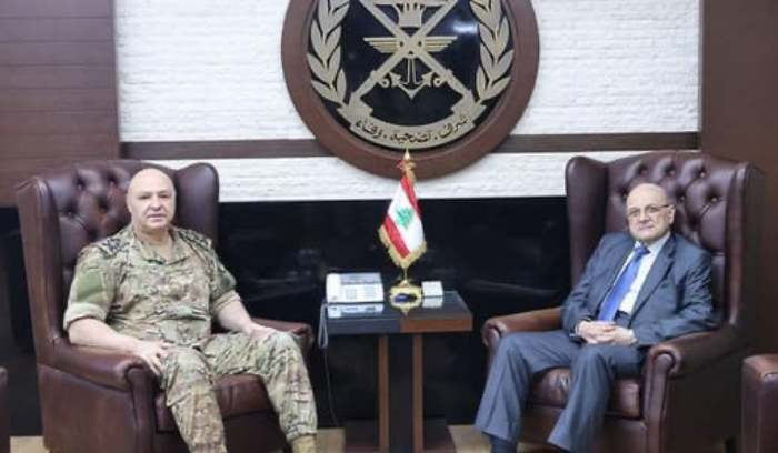 قائد الجيش استقبل الأمين العام للمجلس الأعلى السوري اللبناني