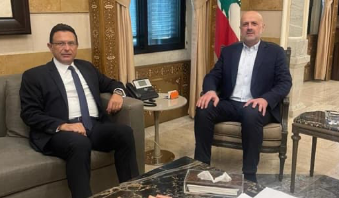 الخازن أثار ملف النافعة في جونيه مع وزير الداخلية
