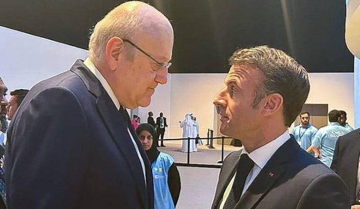 القلق اللبناني من توسيع إسرائيل للحرب يتصدر لقاء ماكرون وميقاتي<br />
تحذير أوروبي من تخطي تل أبيب الضوابط في هجومها على إيران