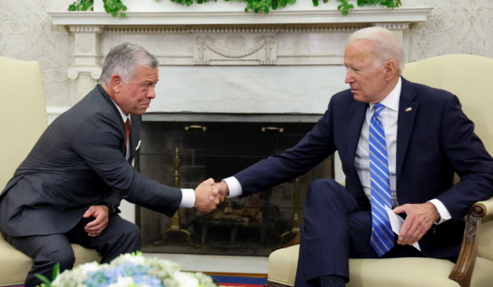 بايدن بحث هاتفياً مع العاهل الأردني  جهود خفض التصعيد في المنطقة والتوصل لوقف لإطلاق النار في غزة