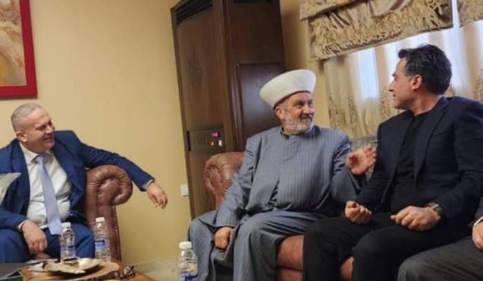 حمية عرض للأوضاع مع المفتي الصلح