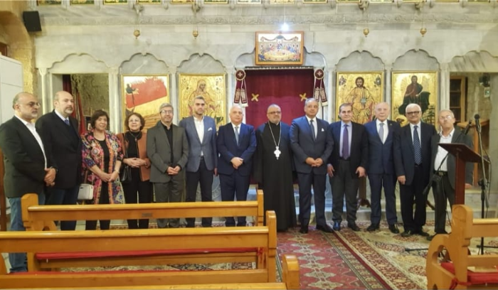 المرتضى تفقد كنيسة مار الياس في الميناء: ما حصل قبل ايام من عمل تخريبي لا صلة للمدينة ولا لقيمها ولموروثها به