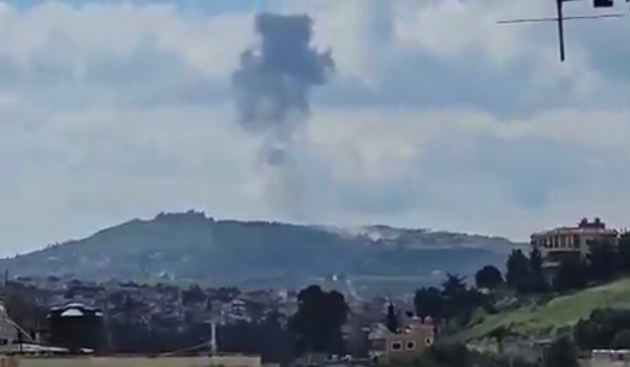 قصف اسرائيلي صباحي على سهل مرجعيون