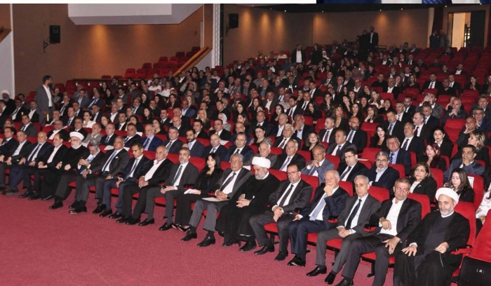 إحتفال تأبيني للقاضي نادر منصور بمشاركة ممثل بري ووزيري الثقافة والعدل