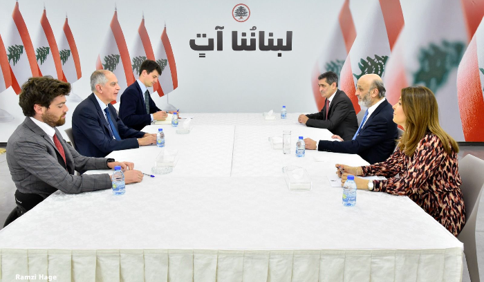 جعجع بحث مع السفير الفرنسي في الأوضاع