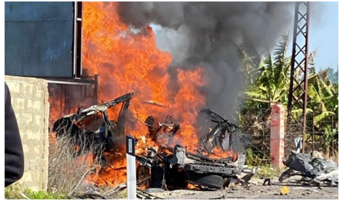 المسيحيون يحيون رتبة دفن المصلوب على وقع الغارات<br />
قتلى 