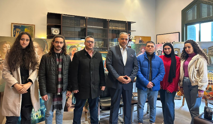 المرتضى اطلع على أوضاع الهيئة الوطنية لحقوق الانسان والتقى مجموعة شبابية وفنان تشكيلي