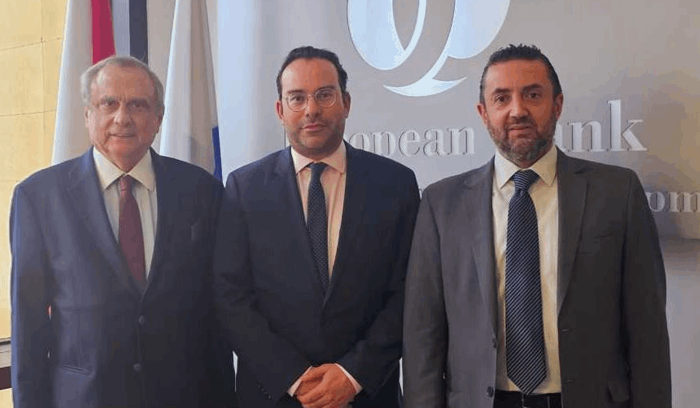 حبيب بحث مع دنغزلي في سبل التعاون بين مصرف الاسكان والبنك الاوروبي لاعادة الاعمار والتنمية