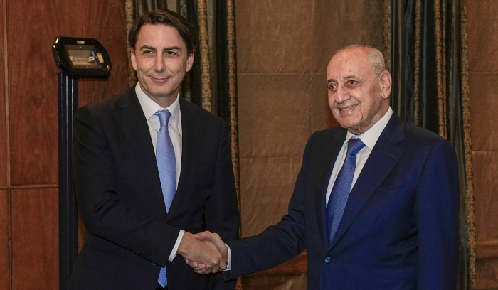 هوكستين عدَّ مساندة «حزب الله» لـ«حماس» جزءاً من عملية «طوفان الأقصى»<br />
سأل عن الرئاسة اللبنانية ودعا المعارضة للحوار مع بري