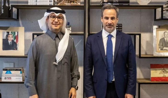 معوض استقبل بخاري: لتطبيق جدي للقرار 1701 ... واستمرار التعطيل نتائجه وخيمة