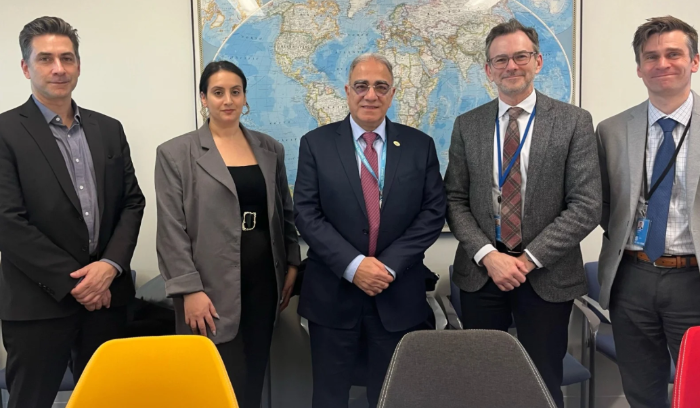 اجتماع للجامعة اللبنانية الثقافية في العالم مع مسؤولين في الأمم المتحدة للشؤون السياسية