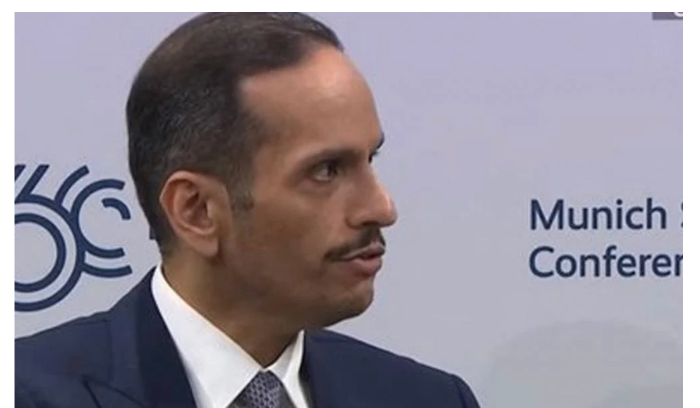 رئيس الوزراء القطري:الوقت ليس في صالحنا ومع قدوم شهر رمضان سيكون الموقف خطيراً على المنطقة