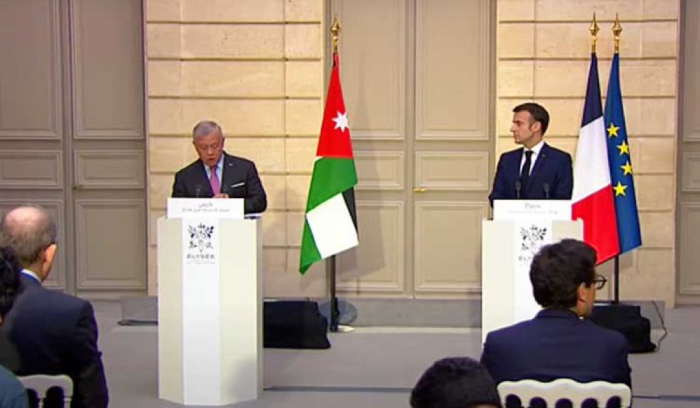 ماكرون‬⁩ أمام العاهل الأردني: لتجنّب حدوث تصعيد في ⁧‫لبنان‬⁩  و ⁧‫البحر الأحمر‬⁩