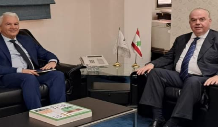 زيارة تعارف وتهنئة بين الحاج وسفير إيطاليا