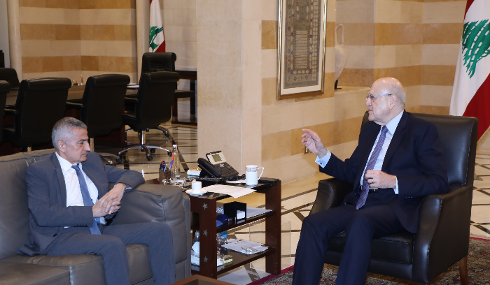 ميقاتي اسقبل فيرونيكا... وتشديد على التهدئة في الجنوب