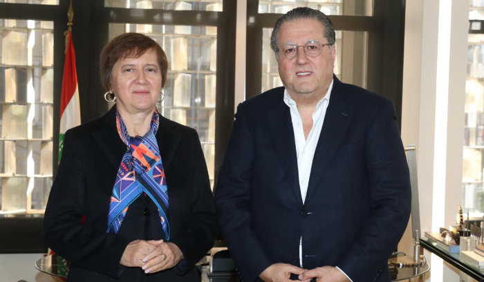 شقير يبحث مع فرونتسكا آخر المستجدات في لبنان