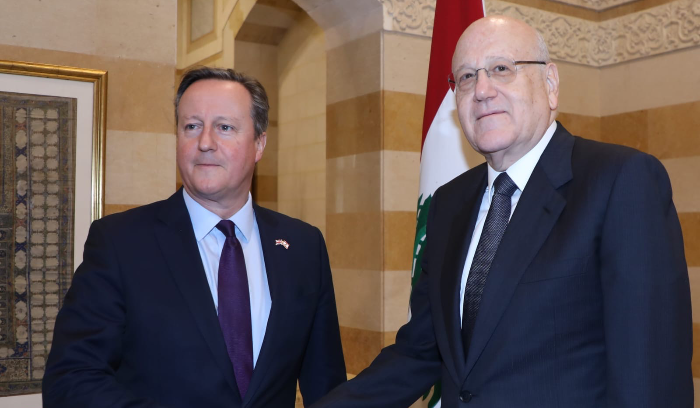ميقاتي استقبل وزير خارجية بريطانيا
