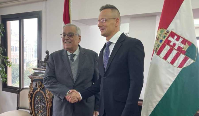 وزير الخارجية التقى نظيره الهنغاري