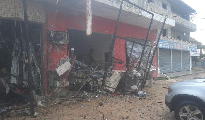غارة اسرائيلية فجرًا على محل تجاري في طيرحرفا الجبين