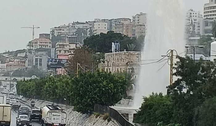 انفجار مائي في ضبية!