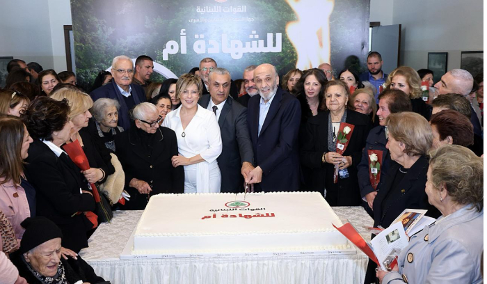 جعجع في احتفال 