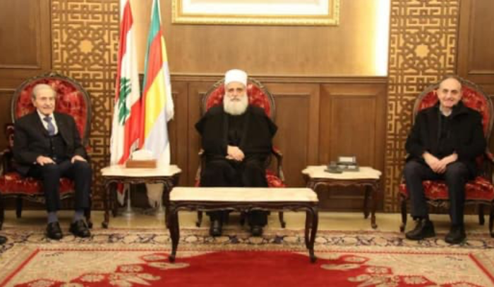 شيخ العقل التقى النائبين السابقين الخليل والحجار ووفوداً